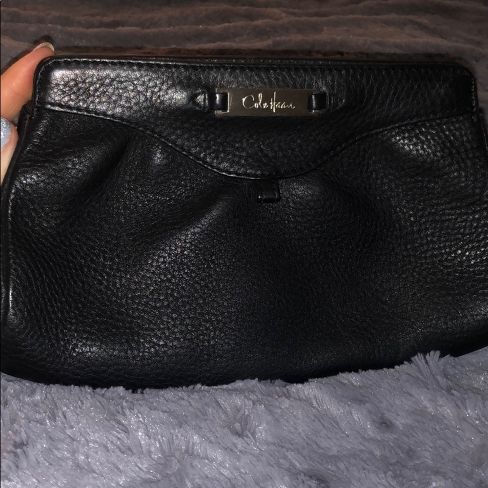 Cole Haan leather clutch